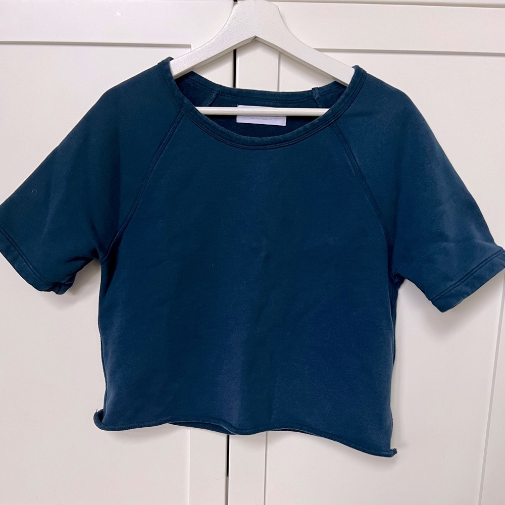 Everlane french terry cropped sweatshirt S